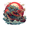 Asiatisch Drache Anime Japanisch