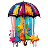 Umbrella / Weather / Precipitation / Raindrops