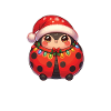 Christmas Fairy Lights Ladybug