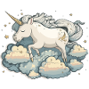 Das Wolkenreitende Einhorn