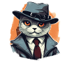 British Shorthair Cat Detective