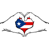 Puerto Rico Herzform