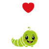 Chenilles insecte Amour petite chenille