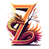 Letter Z with dragon