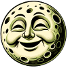 Moon laughs