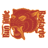 Run little Bastards Wolf Illustration