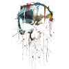 Skull Skull Death Dripping Painting