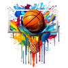 basketball hoop basketball
