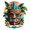 Tiki Beach - Polynesia Statue