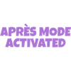 Après mode ACTIVATED purple, apres