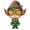 Elf Christmas Drawing