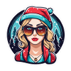 Girl Christmas Drawing