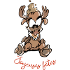 cerf de noel