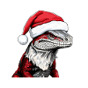 LizardChristmas Animal Head Lizard