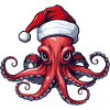 Octopus Octopus Christmas Animal