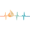 Sailboat heartbeat