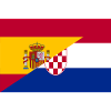 Spain Croatia Flag