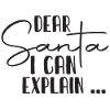 Dear Santa I Can Explain