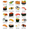 Various Sushi Preparations - Sushi Varieties
