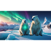 Eisbären am Nordpol