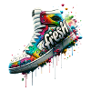 Graffiti Sneaker Splash