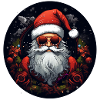 Weihnachtsmann mit Brille