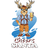 Christmas Reindeer; Cheers Santa