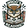 Wise owl with glasses