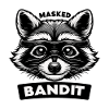Raccoon with mask