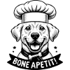 Dog with chef's hat