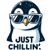 Penguin with sunglasses