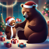 AI bears christmas