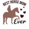 Maman cheval de l’année aimant