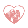 Girl's Heart Horse Love