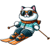 Ragdoll Cat Skiing - Winter Delights