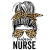 Lustige Dialyseschwester Nephrologie Messy Bun