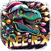 Tree Rex Dinosaur Rocks Christmas