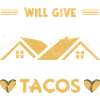 Funny Roofer Carpenter Profession Taco