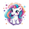 Niedliches Kleines Einhorn