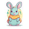 Mignon Anime Style Kangourou Kawaii