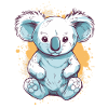 Cute Anime Style Koala Kawaii