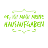 Hausaufgabenzeit
