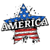 Amérique - États-Unis - Stars and Stripes - Drapeau - Étoile