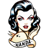 Retro Tattoo Inspired Wanda Design