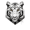 Geometrischer Tiger