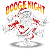 Tanzender Weihnachtsmann Boogie