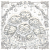 Enchanting Snowy Owl Family