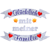 Glücklich mit meiner Familie