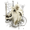 Ringenes Herre Gandalf Med Sword Glamdring