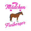 Freiberger Pferd Mädchen